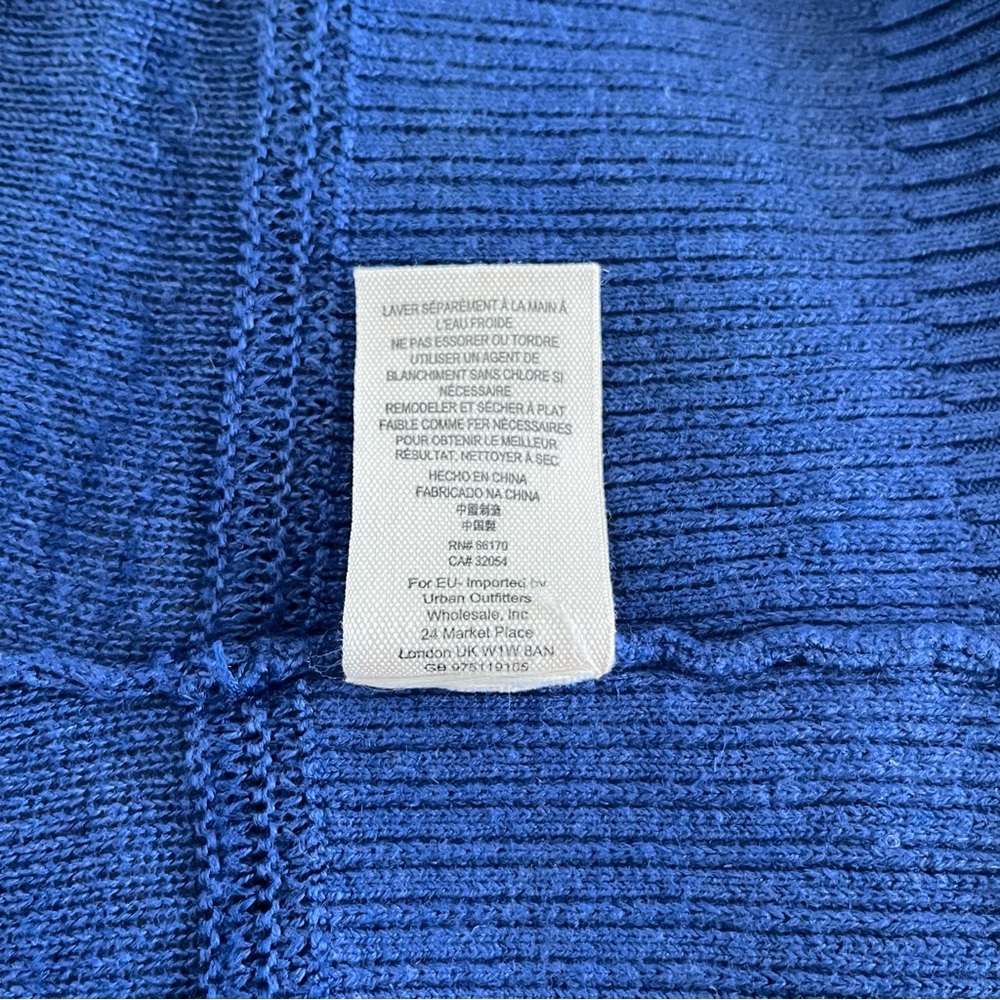 Free People Women’s Deep Blue Slouchy Cardigan Size XS - Picture 6 of 7